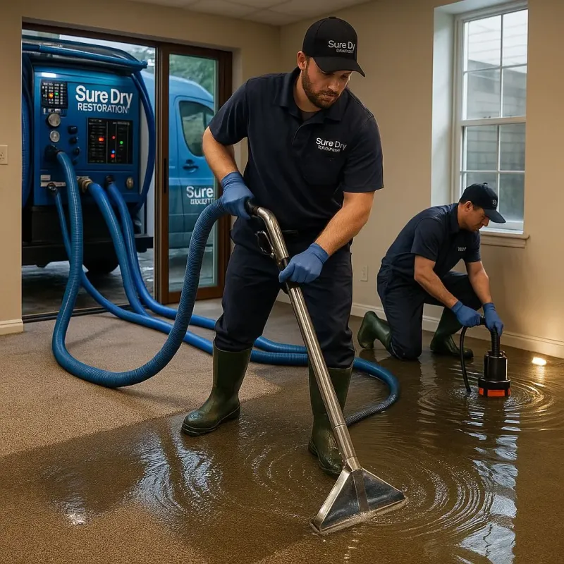 Water Extraction and Removal process in Winfield, AL